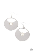 Load image into Gallery viewer, Record-Breaking Brilliance - White Pearl Earrings Paparazzi Accessories
