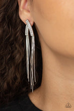 Load image into Gallery viewer, It Takes Two To TASSEL - White Earrings Paparazzi Accessories