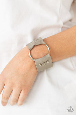 Moto Mayhem - Silver Bracelet Paparazzi Accessories