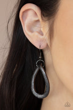 Load image into Gallery viewer, Industrial Intimidation - Black Gunmetal Necklace Paparazzi Accessories