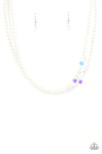 Load image into Gallery viewer, Poshly Petite - White Necklace Paparazzi Accessories