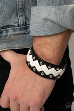 Load image into Gallery viewer, LACES Loaded - Black Bracelet Paparazzi Accessories