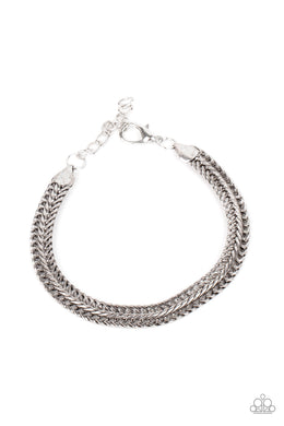 Extraordinary Edge - Silver Bracelet Paparazzi Accessories