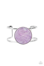 Load image into Gallery viewer, Colorful Cosmos - Purple Cuff Bracelet Paparazzi Accessories