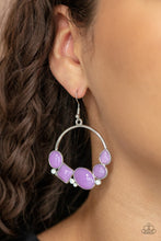 Load image into Gallery viewer, Beautifully Bubblicious - Purple Earrings Paparazzi Accessories