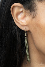 Load image into Gallery viewer, Harmonic Halos - Brass Rhinestone Necklace Paparazzi Accessories