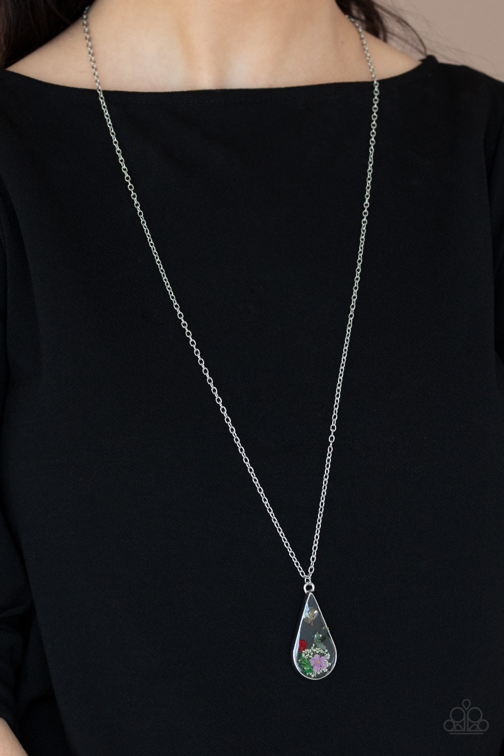 Pop Goes the Perennial - Purple Necklace Paparazzi Accessories