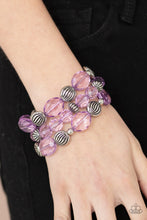 Load image into Gallery viewer, Crystal Charisma - Purple Bracelet Paparazzi Accessories