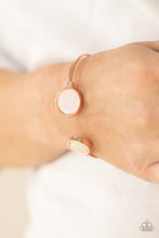 Load image into Gallery viewer, Space Oracle - Rose Gold Cuff Bracelet Paparazzi Accessories