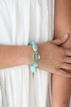 Load image into Gallery viewer, I Need a STAYCATION - Blue Stretchy Bracelet Paparazzi Accessories
