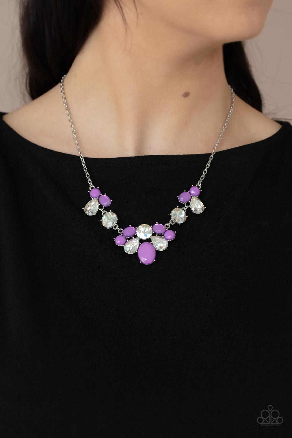 Ethereal Romance - Purple Necklace Paparazzi Accessories