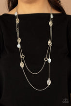 Load image into Gallery viewer, Cobble Creeks - White Necklace Paparazzi Accessories