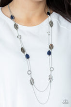 Load image into Gallery viewer, Cobble Creeks - Blue Necklace Paparazzi Accessories