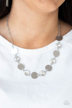 Load image into Gallery viewer, Refined Reflections - White Rhinestone Necklace Paparazzi Accessories