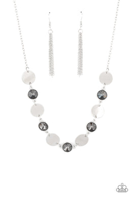 Refined Reflections - Silver Necklace Paparazzi Accessories