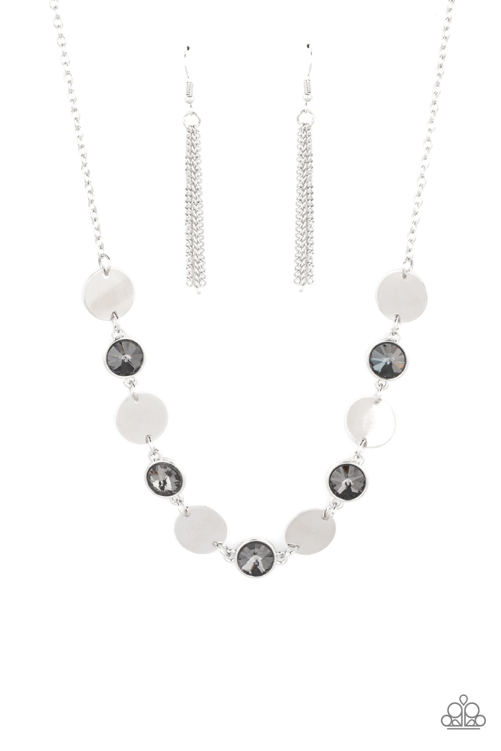 Refined Reflections - Silver Necklace Paparazzi Accessories