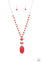 Load image into Gallery viewer, Naturally Essential - Red Necklace Paparazzi Accessories