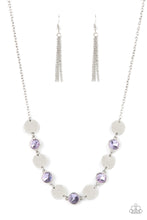 Load image into Gallery viewer, Refined Reflections - Purple Rhinestone Necklace Paparazzi Accessories