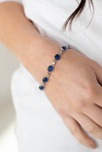 Load image into Gallery viewer, Blissfully Beaming - Blue Bracelet Paparazzi Accessories