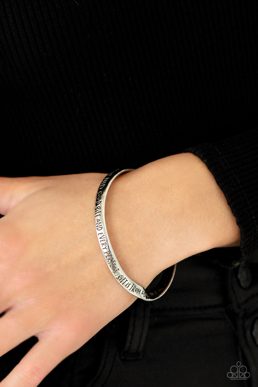 Perfect Present - Silver Bracelet Paparazzi Accessories