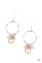 Load image into Gallery viewer, Delectably Diva - Brown Pearl Earrings Paparazzi Accessories