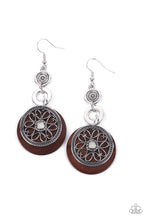 Load image into Gallery viewer, Royal Marina - Brown Earrings Paparazzi Accessories