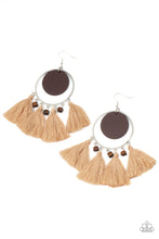 Load image into Gallery viewer, Yacht Bait - Brown Earrings Paparazzi Accessories