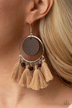 Load image into Gallery viewer, Yacht Bait - Brown Earrings Paparazzi Accessories