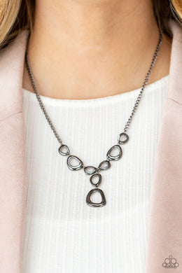 So Mod - Black Necklace Paparazzi Accessories