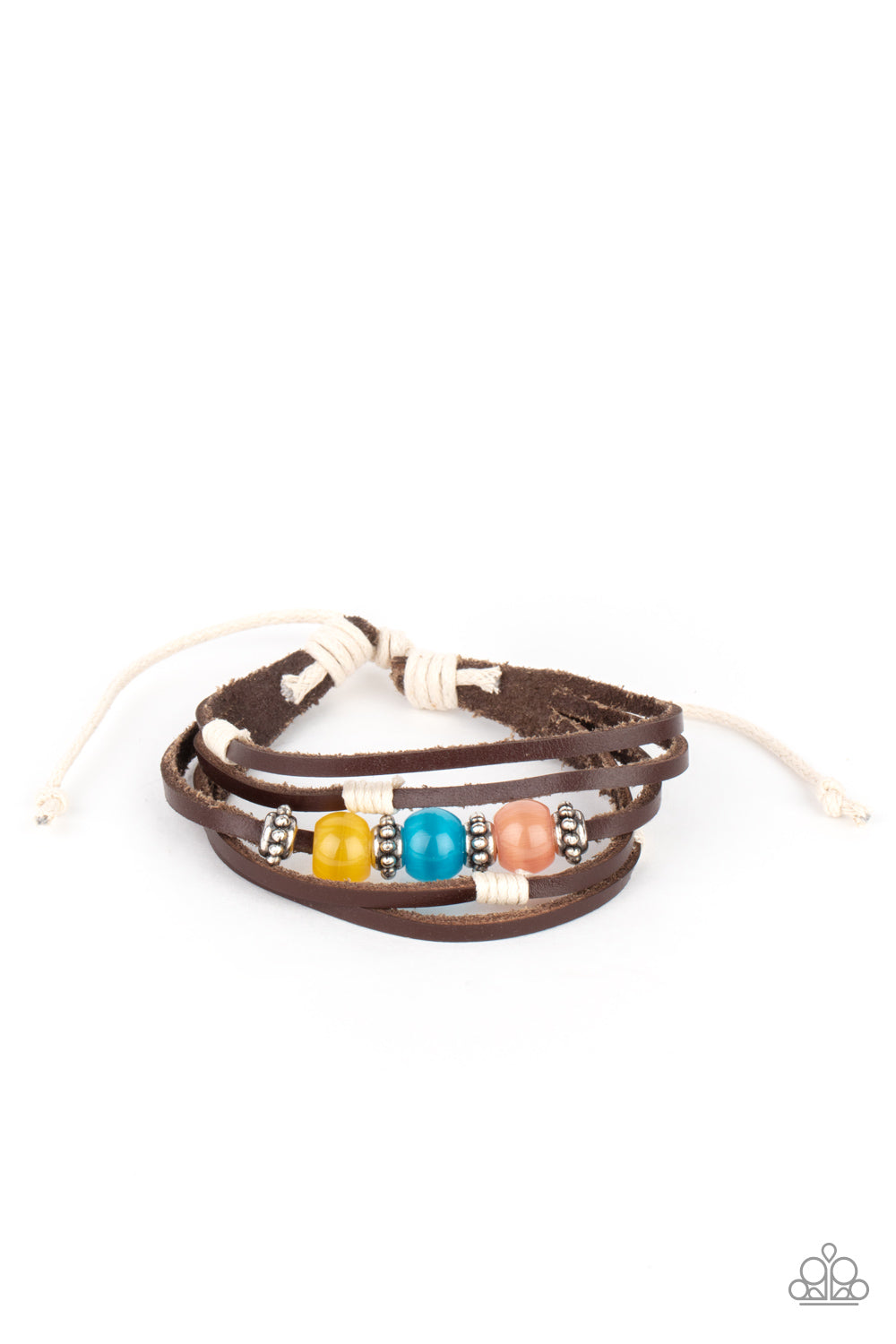 Homespun Radiance - Multi Pull-Tie Urban Bracelet Paparazzi Accessories