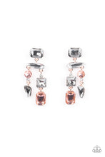 Load image into Gallery viewer, Hazard Pay - Multi Rhinestone Post Earrings Paparazzi Accessories