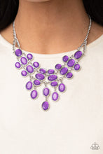 Load image into Gallery viewer, Serene Gleam - Purple Necklace Paparazzi Accessories