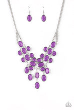 Load image into Gallery viewer, Serene Gleam - Purple Necklace Paparazzi Accessories