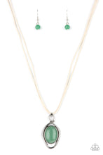 Load image into Gallery viewer, Desert Mystery - Green Jade Necklace Paparazzi Accessories