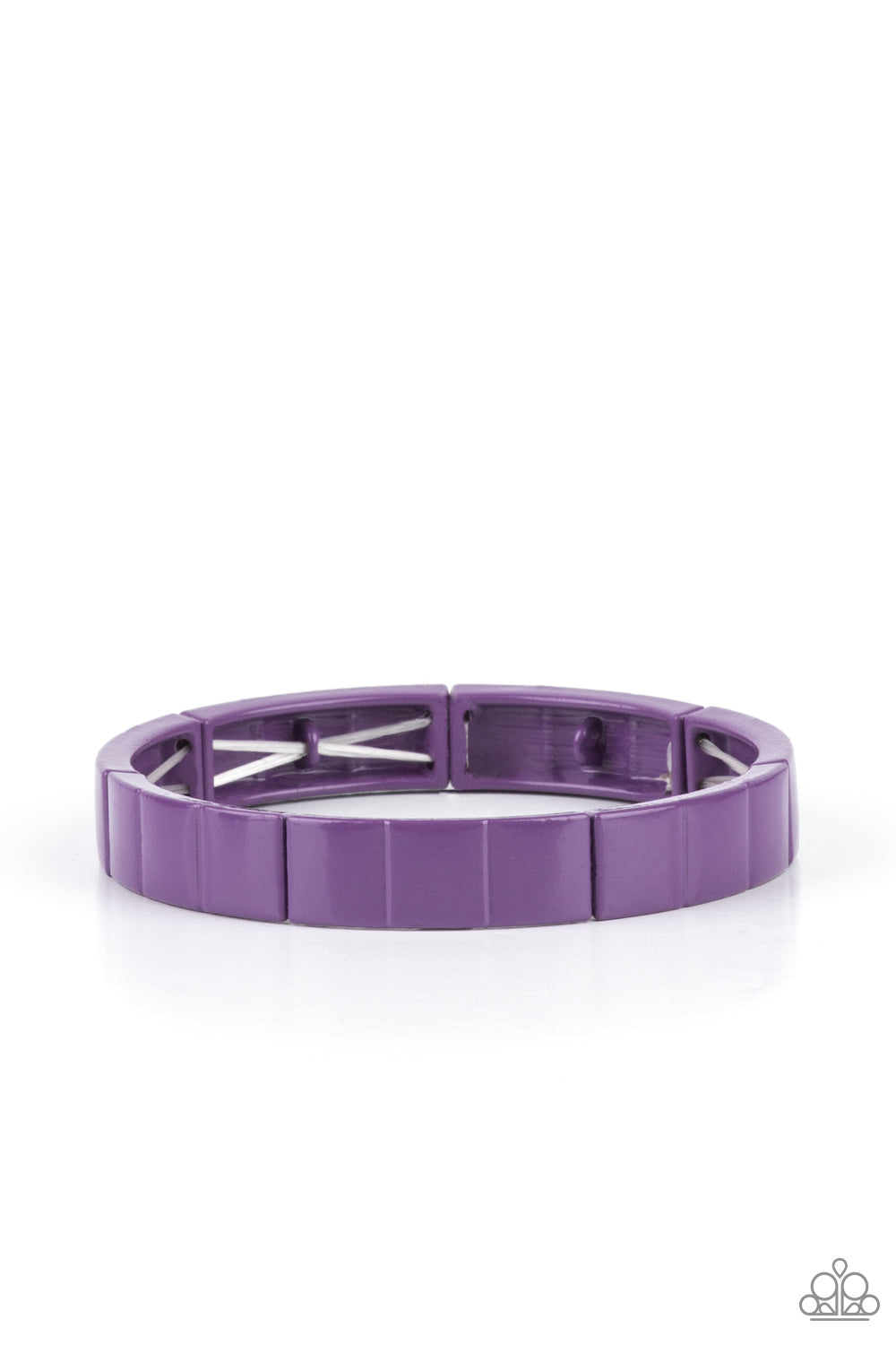 Material Movement - Purple Stretchy Bracelet Paparazzi Accessories