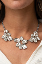 Load image into Gallery viewer, Galactic Goddess - Black Gunmetal Rhinestone Necklace Paparazzi Accessories