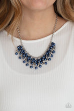 Load image into Gallery viewer, Champagne Dreams - Blue Pearl Necklace Paparazzi Accessories