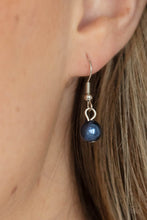 Load image into Gallery viewer, Champagne Dreams - Blue Pearl Necklace Paparazzi Accessories