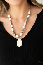 Load image into Gallery viewer, Blazing Saddles - White Necklace Paparazzi Accessories