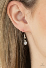 Load image into Gallery viewer, Galactic Wonder - Silver Rhinestone Necklace Paparazzi Accessories