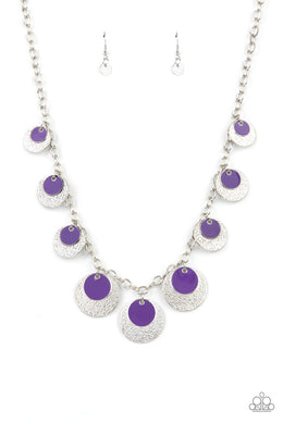 The Cosmos Are Calling - Purple Necklace Paparazzi Accessories