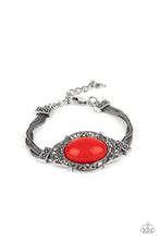 Load image into Gallery viewer, Top-Notch Drama - Red Bracelet Paparazzi Accessories