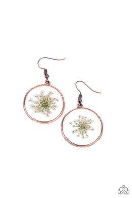 Happily Ever Eden - Copper Earrings Paparazzi Accessories