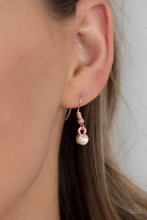 Load image into Gallery viewer, Cosmic Countess Rose Gold Necklace Paparazzi Accessories