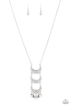 Load image into Gallery viewer, Half-Moon Child - Silver Necklace Paparazzi Accessories