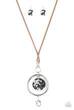 Load image into Gallery viewer, CORD-inated Effort - Brown Lanyard Paparazzi Accessories