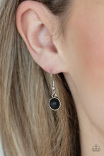 Load image into Gallery viewer, Heavenly Teardrops - Black Stone Necklace Paparazzi Accessories