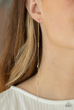 Load image into Gallery viewer, Dauntlessly Dainty - Gold Earrings Paparazzi Accessories