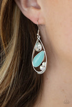 Load image into Gallery viewer, Harmonious Harbors - Blue Earrings Paparazzi Accessories