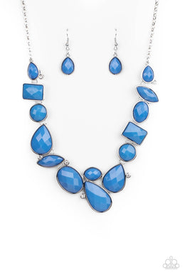 Mystical Mirage - Blue Necklace Paparazzi Accessories